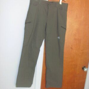 Eddie Bauer Womens Green First Ascent Guide Pro Pants Hiking Travel Stretch  14